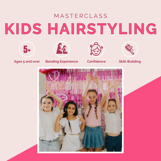 Kids Hairstyling Workshop — parent and child braiding class