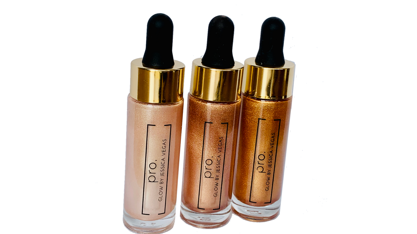 Glow. Liquid Illuminiser - Jessica Vegas Professional Makeup Artist